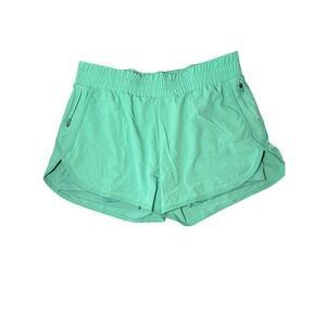 Athletic Works Women Teal Lightweight Athletic Shorts with Pockets Size M